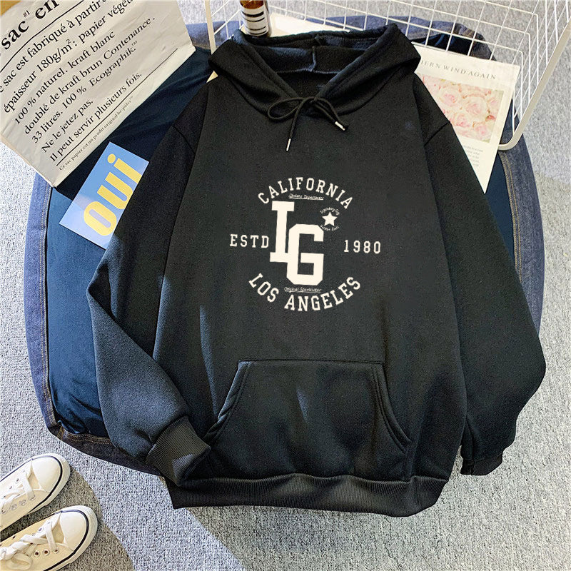 Women's hoodie with sporty California print Lisslune