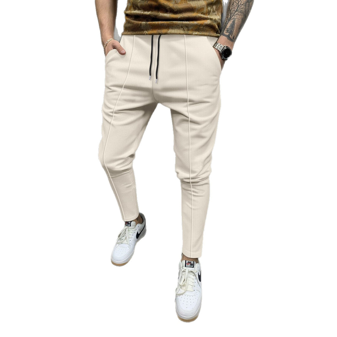 Men's fashionable jogging pants with elastic waistband and practical pockets Lisslune