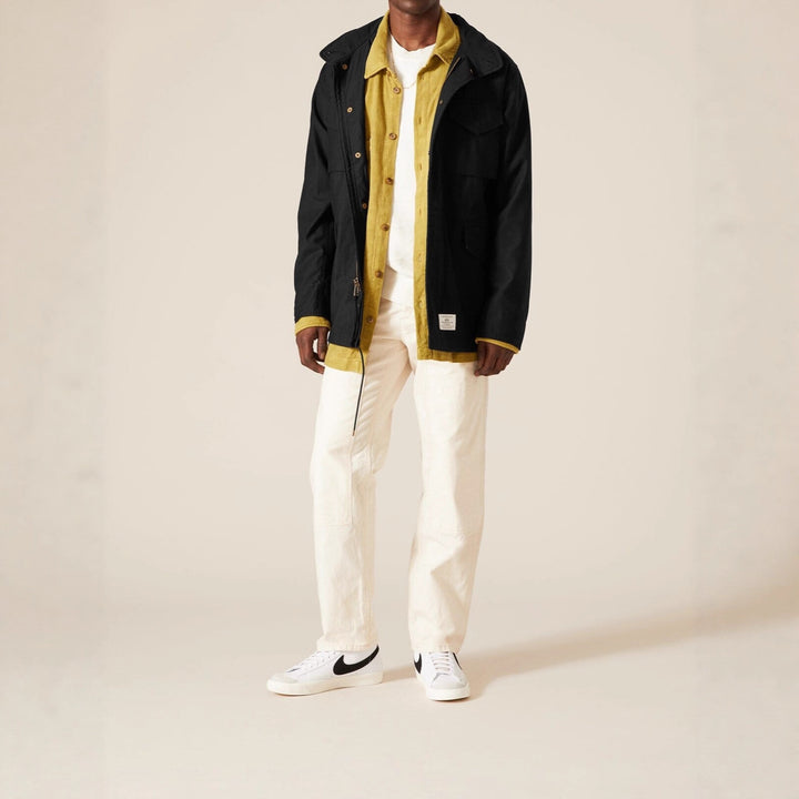 Men's functional jacket with practical pockets and removable hood collar Lisslune