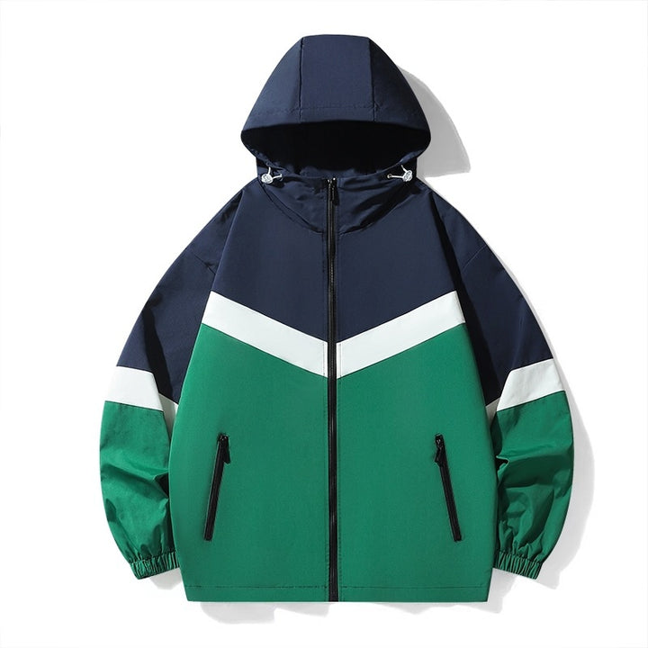 Men's lightweight transitional jacket with adjustable hood system and breathable inserts Lisslune