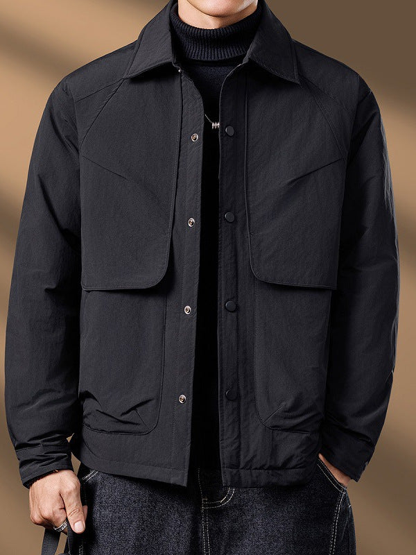 Men's Functional Leisure Jacket with Practical Pocket Design Lisslune