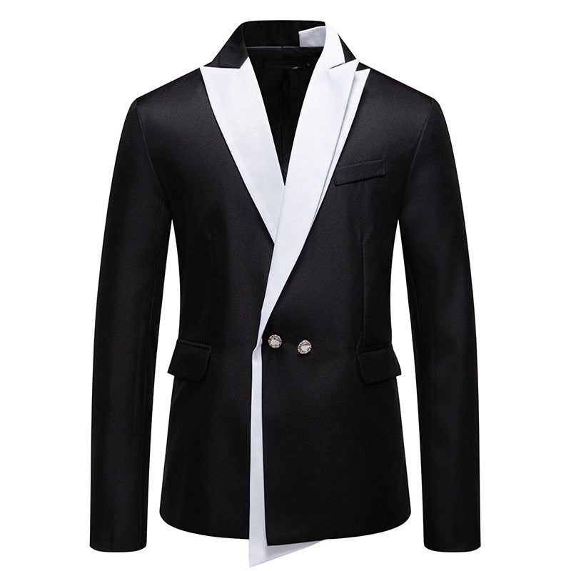 Men's Elegant Tuxedo Blazer with Contrasting Lapel Lisslune