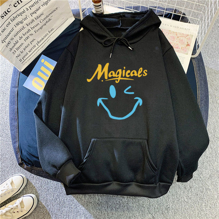 Women's hoodie with casual smiley design Lisslune