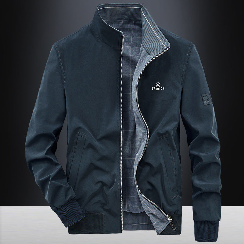 Men's Fashionable Bomber Jacket with Soft Inner Lining Lisslune