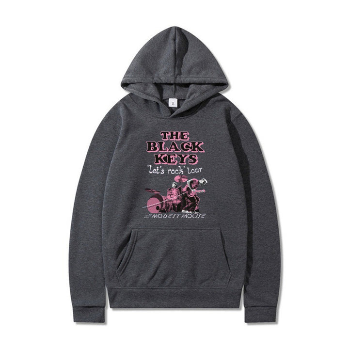 Women's hoodie with creative rock band design and comfortable fit Lisslune