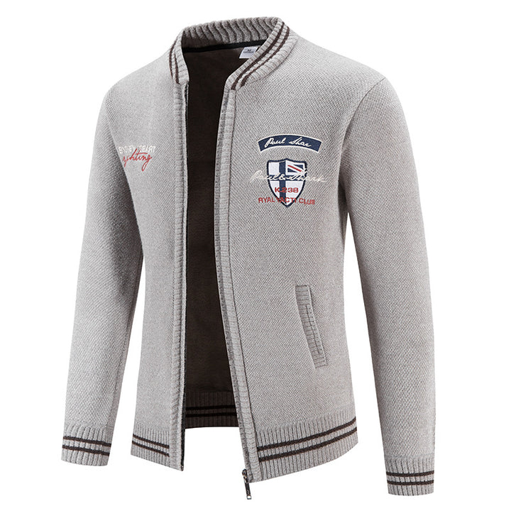 Men's sporty cardigan with versatile design Lisslune