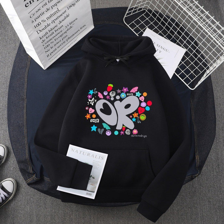 Women's Hoodie with Creative Graphic Design Lisslune