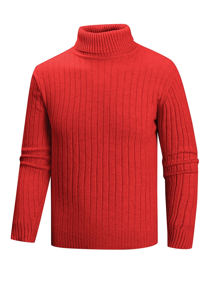 Men's Turtleneck Sweater made of high-quality fine knit Lisslune