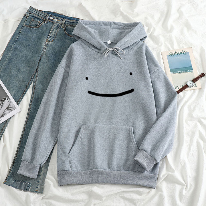 Women's hoodie with casual smiley design Lisslune