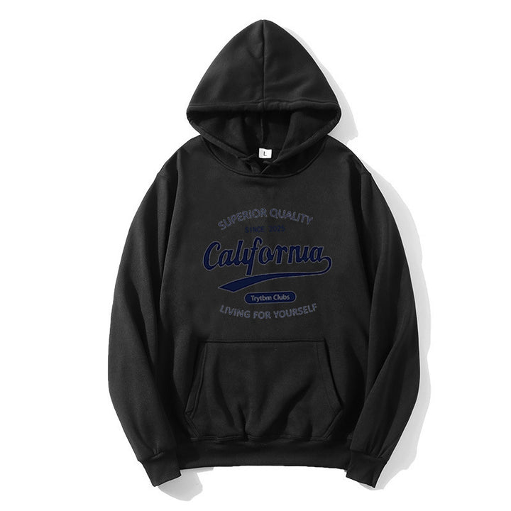 Women's casual hoodie with creative lettering Lisslune