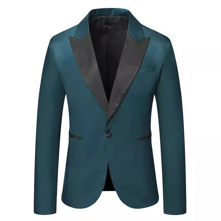 Men's Glamorous Leopard Print Blazer Lisslune