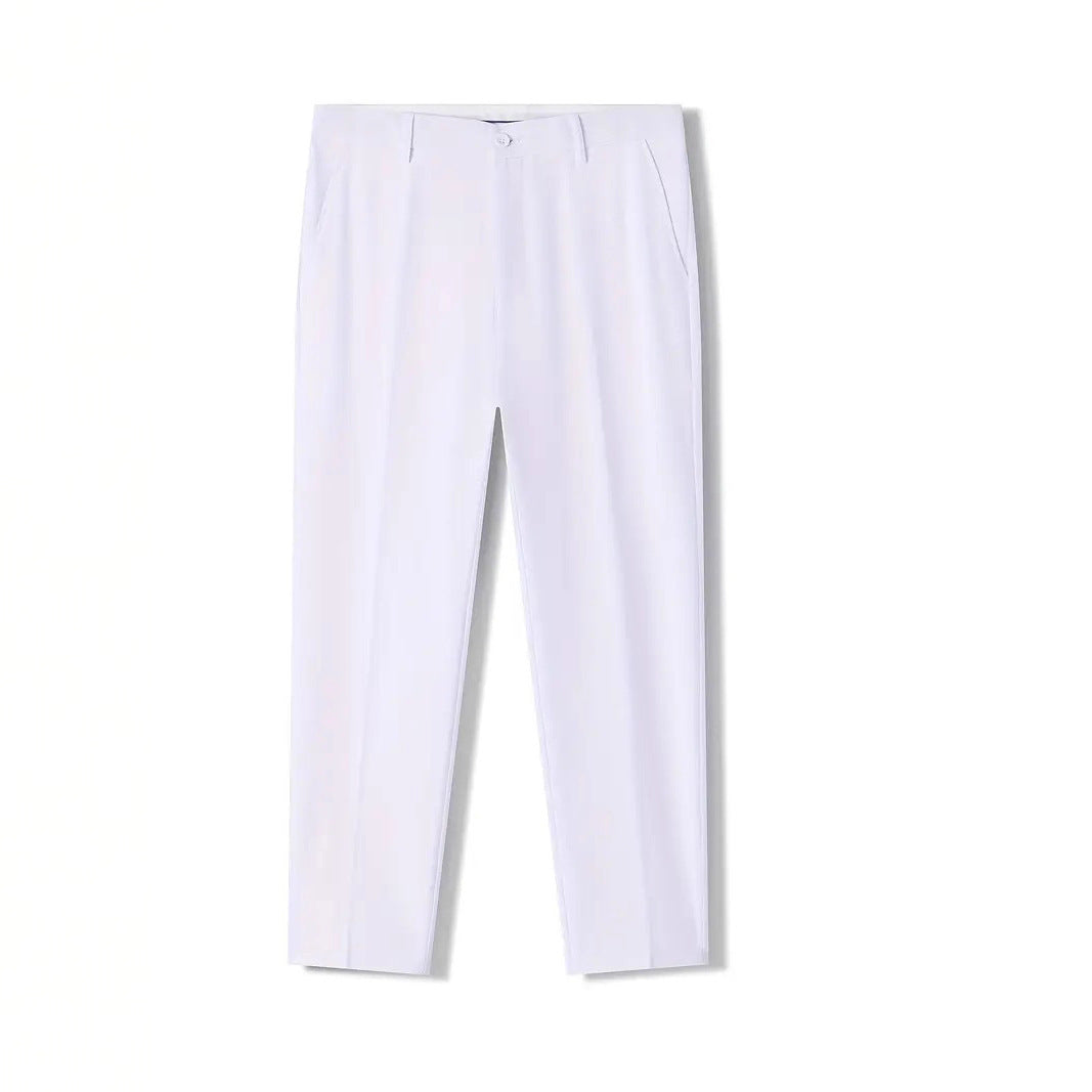 Men's Fashion Suit Pants with Slim Fit and Elegant Pleats Lisslune