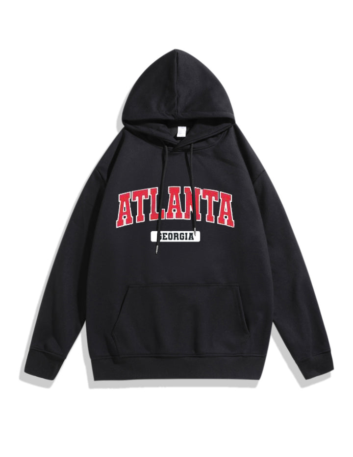 Women's hoodie with stylish Atlanta print Lisslune