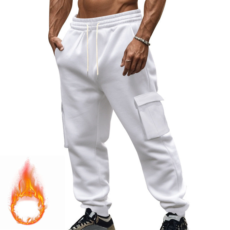 Men's cargo jogging pants with elastic waistband and practical pockets Lisslune