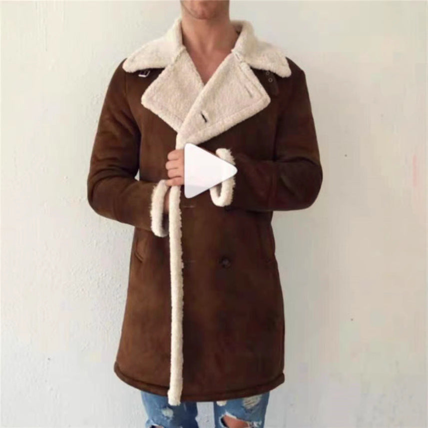 Men's sheepskin coat with luxurious teddy lining Lisslune