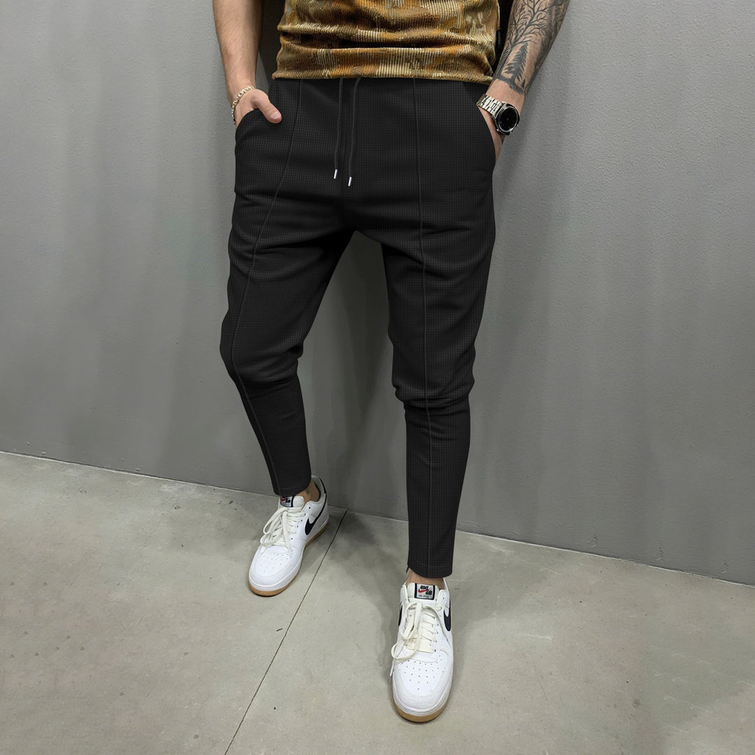 Men's elegant jogging pants with stylish details Lisslune