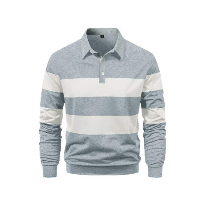 Men's Polo Shirt with sporty stripe design Lisslune