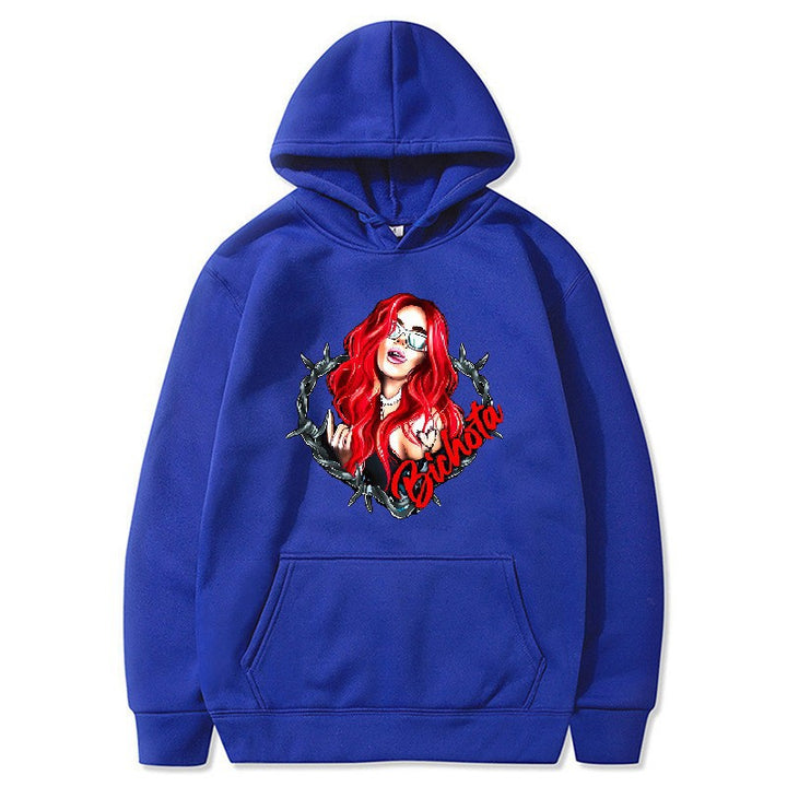 Women’s hoodie with artistic graphic print and cozy fit Lisslune