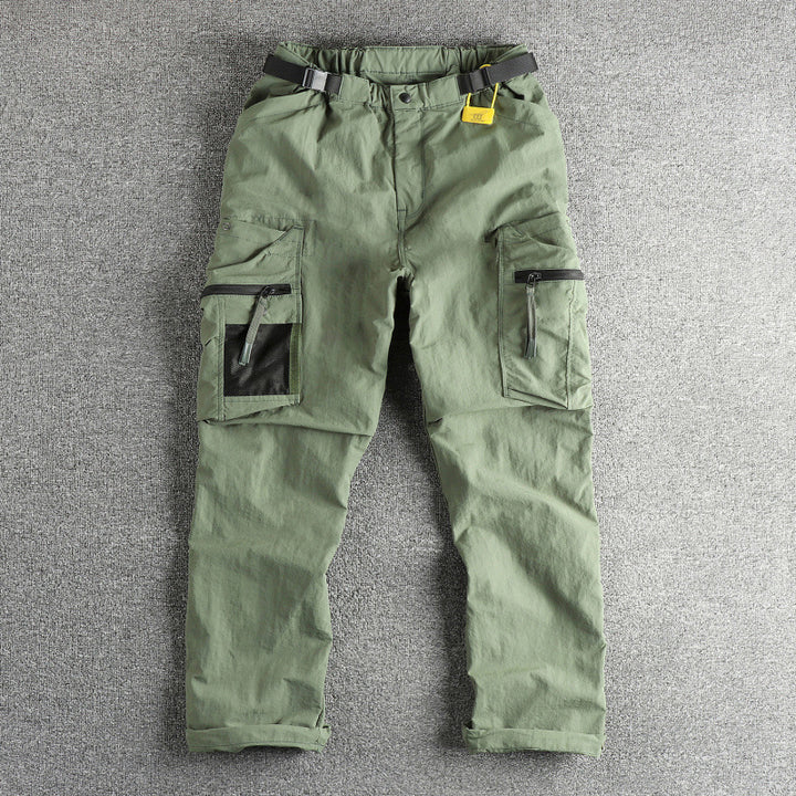 Men's Cargo Pants with multifunctional pockets and adjustable waistband Lisslune