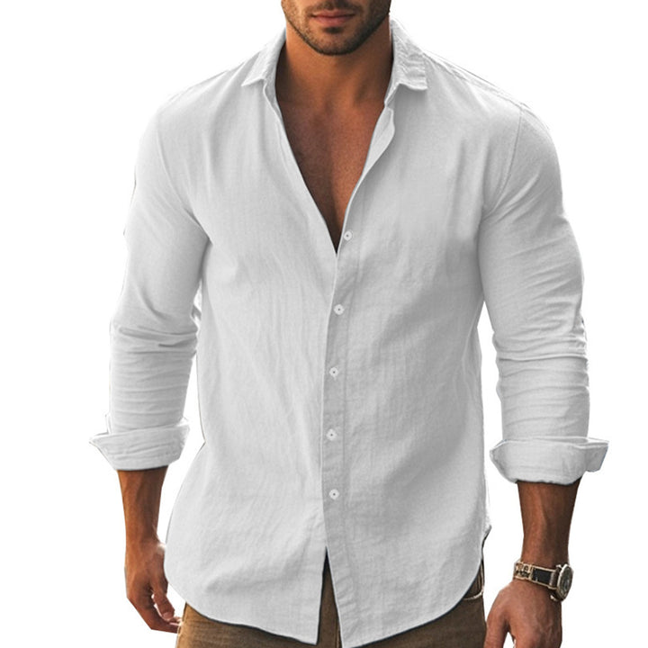 Men's classic and comfortable long sleeve shirt Lisslune