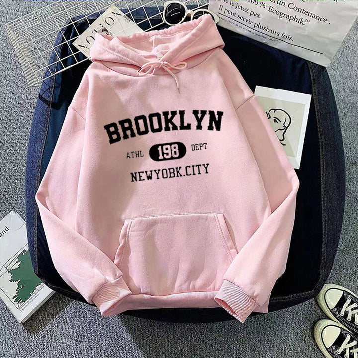 Women's hoodie with casual Brooklyn design Lisslune
