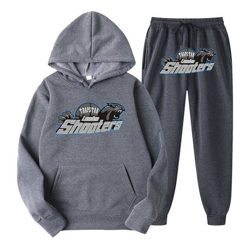 Women's leisure hoodie and jogger set with urban sports design Lisslune