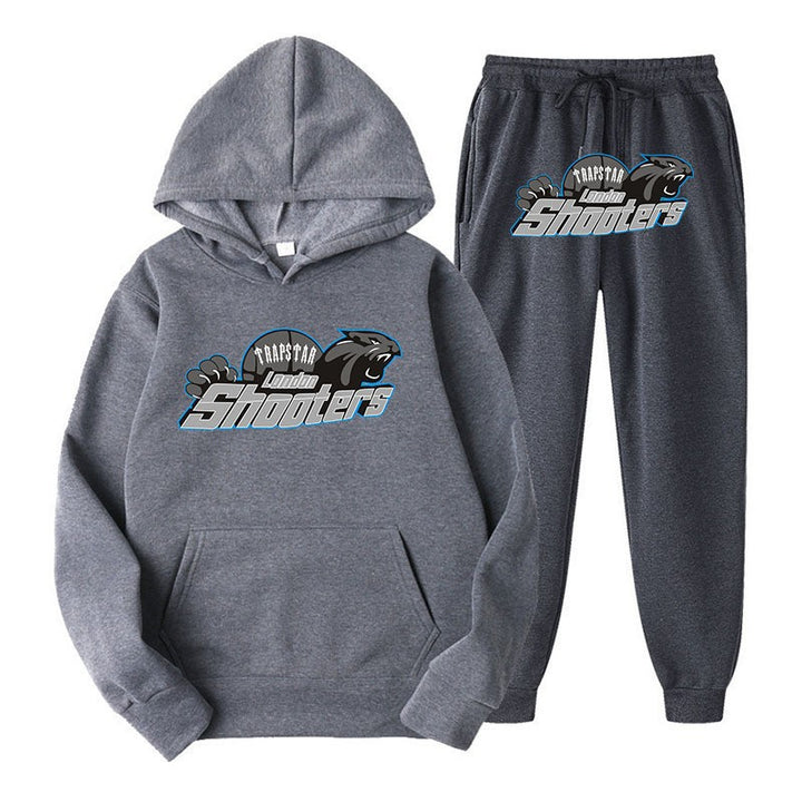Women's leisure hoodie and jogger set with urban sports design Lisslune