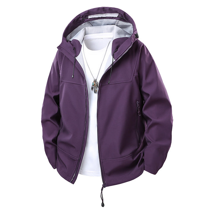 Men's Technical All-Weather Jacket with Removable Hood Lisslune
