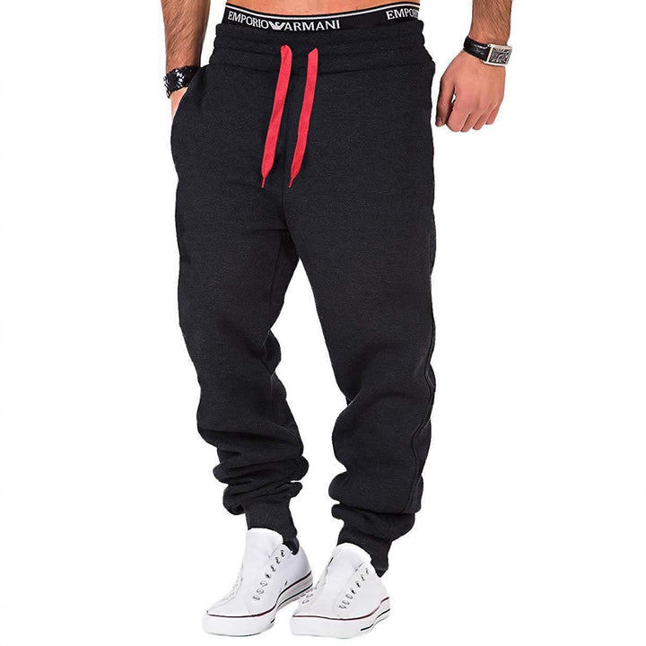 Men's Comfortable Sweatpants with Modern Cut and Elastic Waistband Lisslune