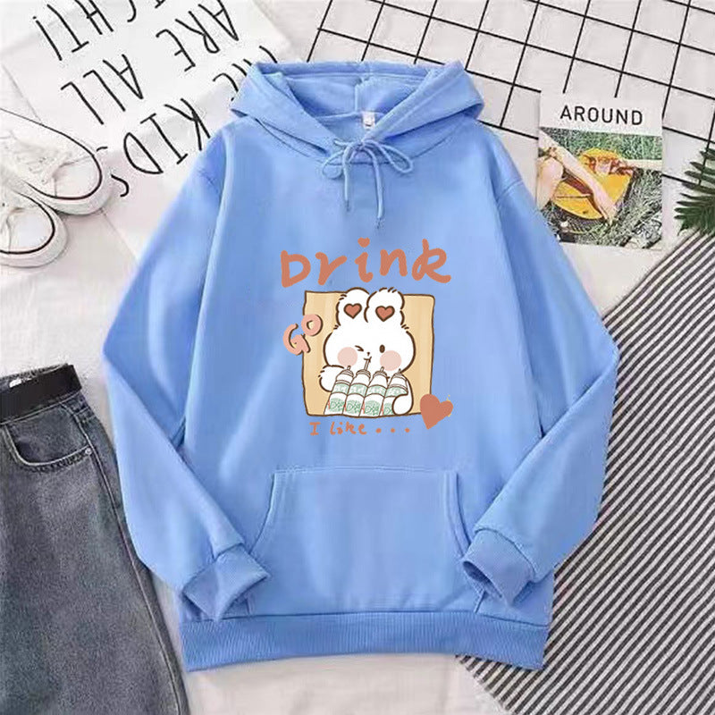 Women's hoodie with cute kitten motif Lisslune