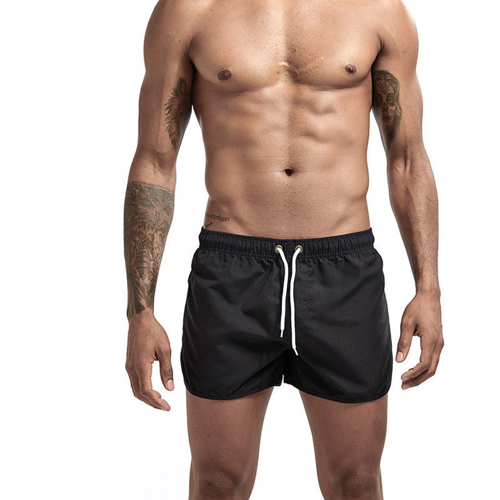 Men's swim shorts made of quick-drying material with an elastic waistband Lisslune