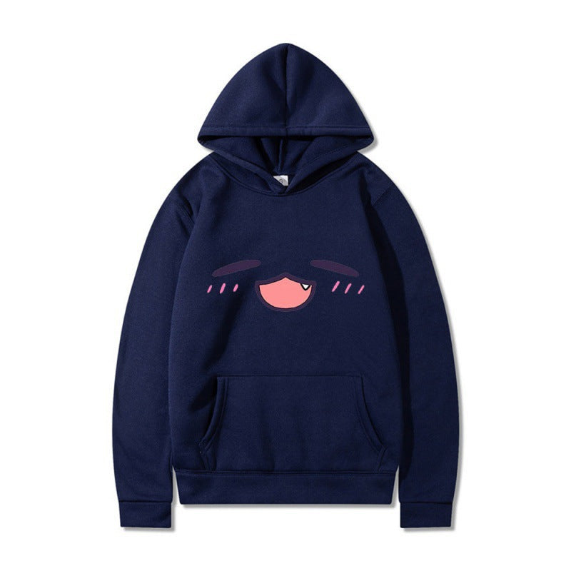Women's hoodie with cheerful cartoon face and comfortable fit Lisslune
