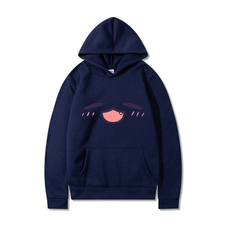 Women's hoodie with cheerful cartoon face and comfortable fit Lisslune