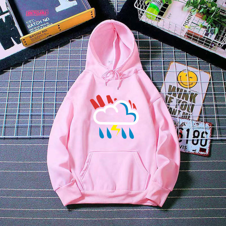 Women's hoodie with cheerful weather motif Lisslune