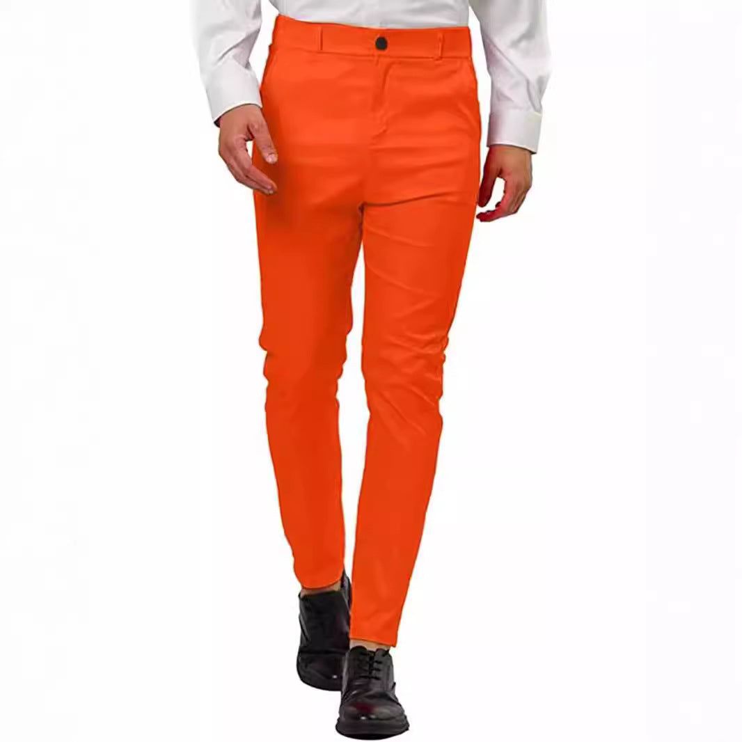 Men's elegant slim-fit trousers in modern design Lisslune
