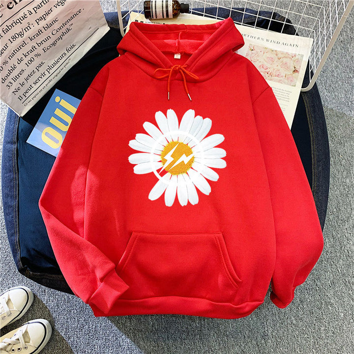 Women's hoodie with floral design Lisslune
