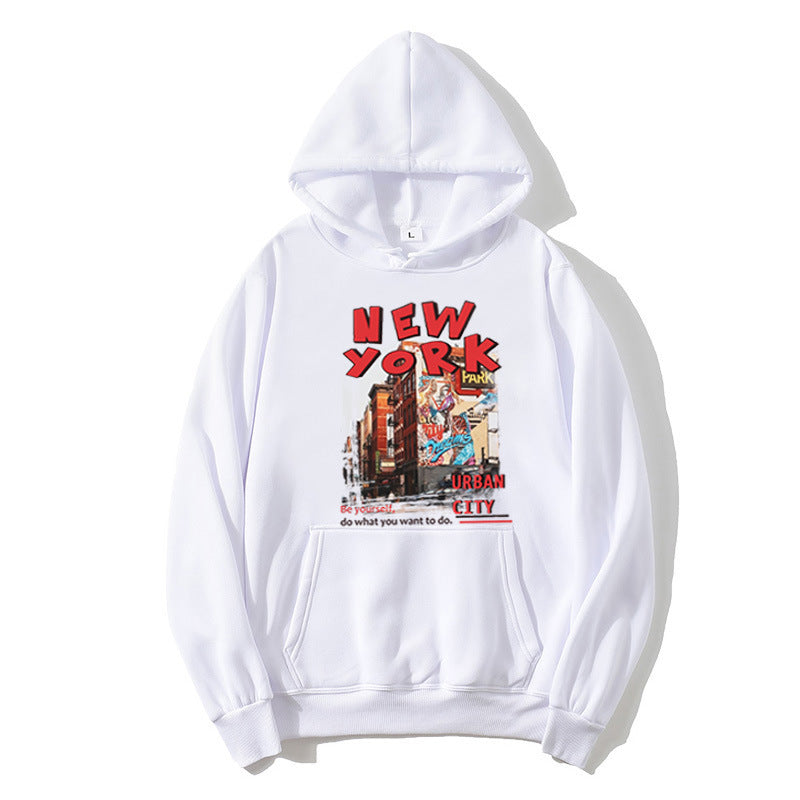 Women's hoodie with urban New York design Lisslune