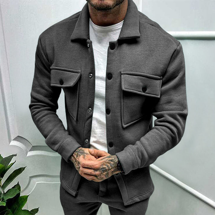 Men's utility jacket with practical pockets and modern cut Lisslune