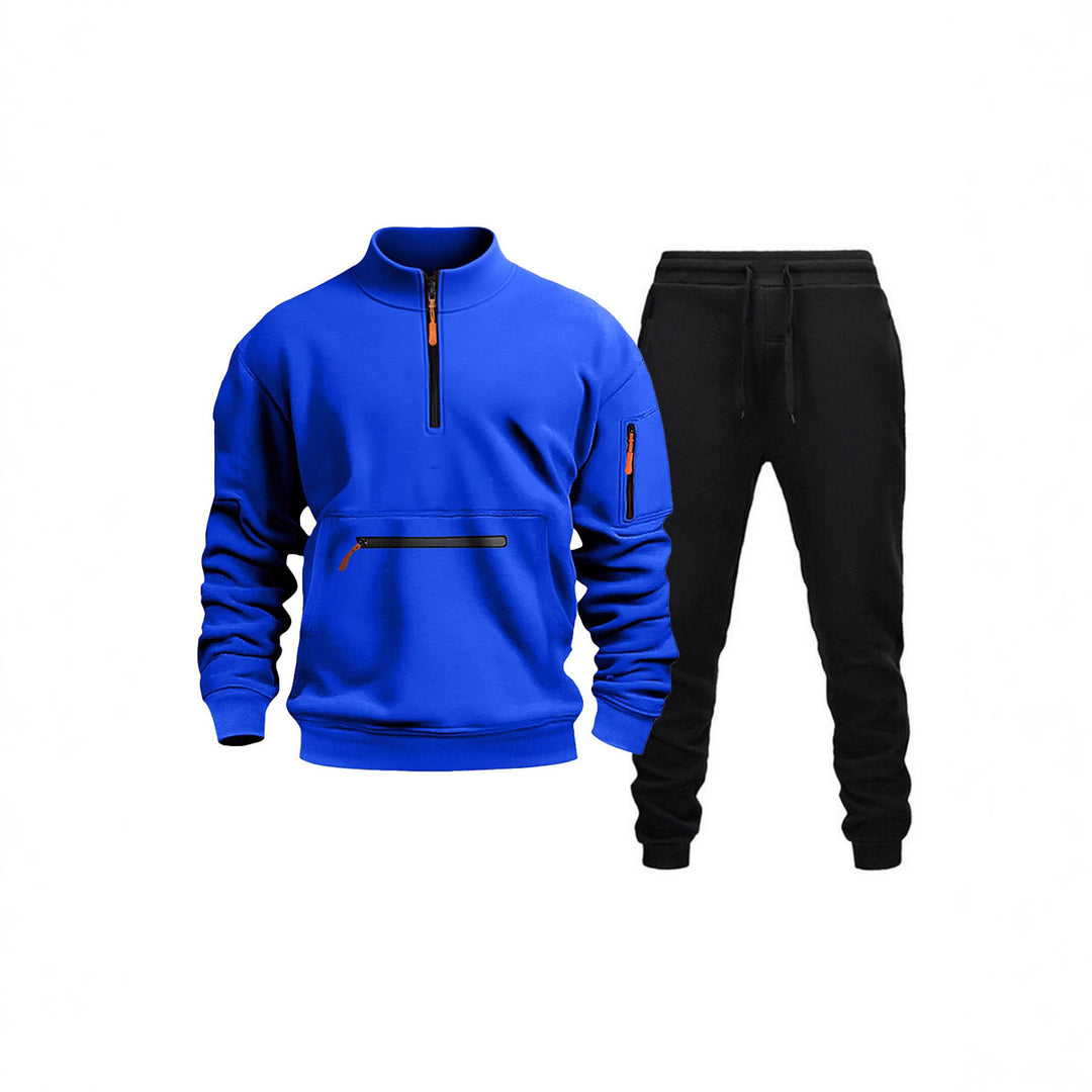 Men's Sports Sweatshirt and Jogging Pants Set Lisslune
