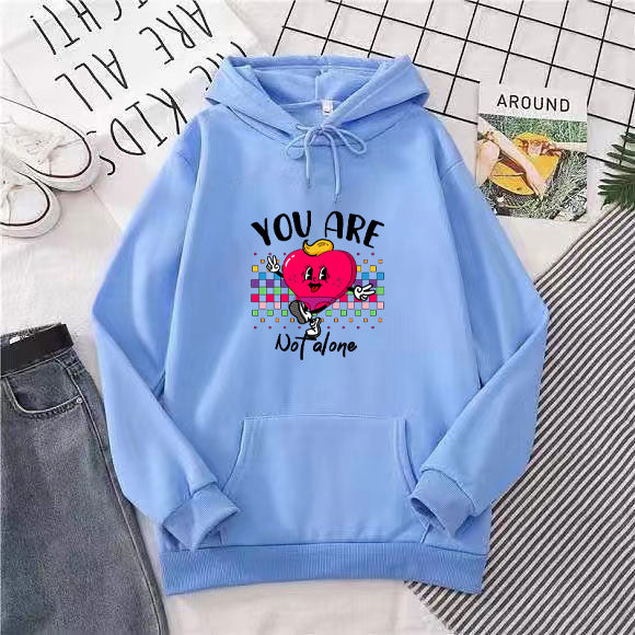 Women's hoodie with funny heart design Lisslune