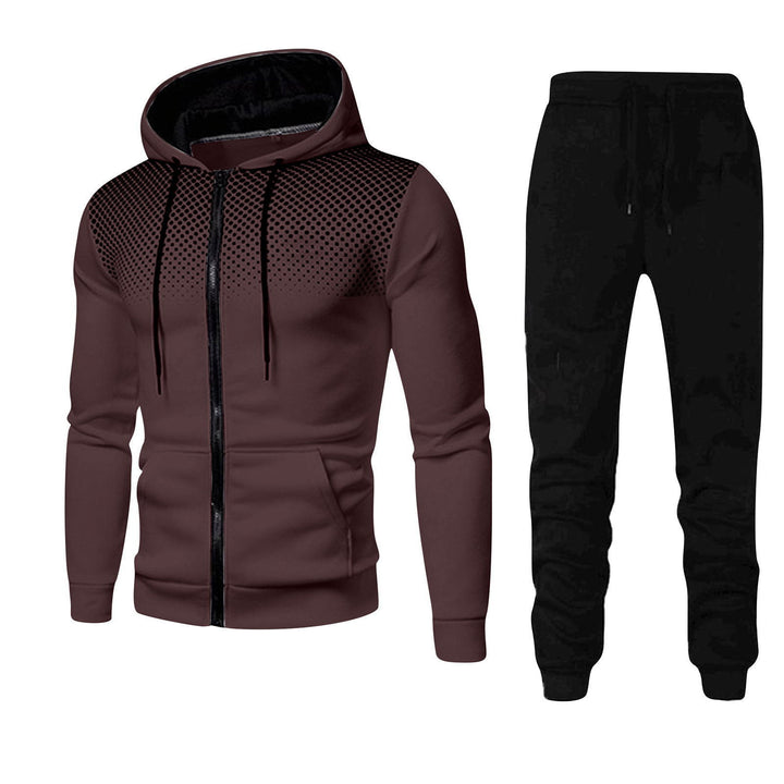 Men's Athletic Tracksuit Set with Breathable Material and Modern Insets Lisslune