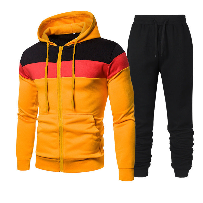 Men's sportswear set with hood and comfortable jogging pants Lisslune