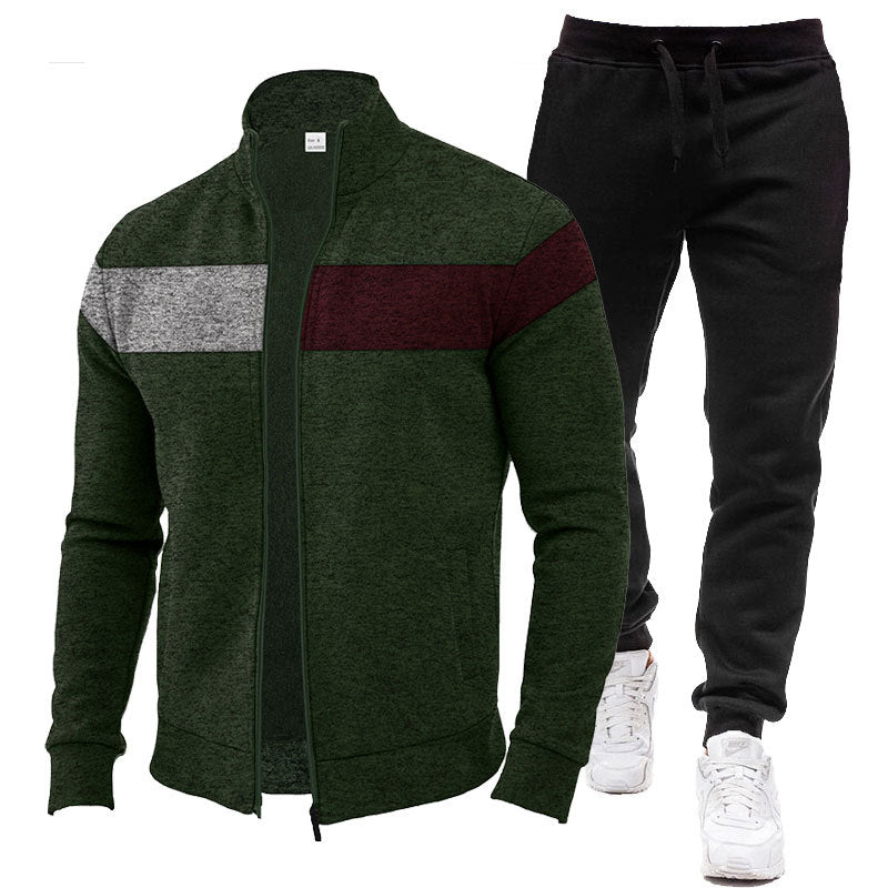 Men's Sporty Sweatshirt Set Lisslune