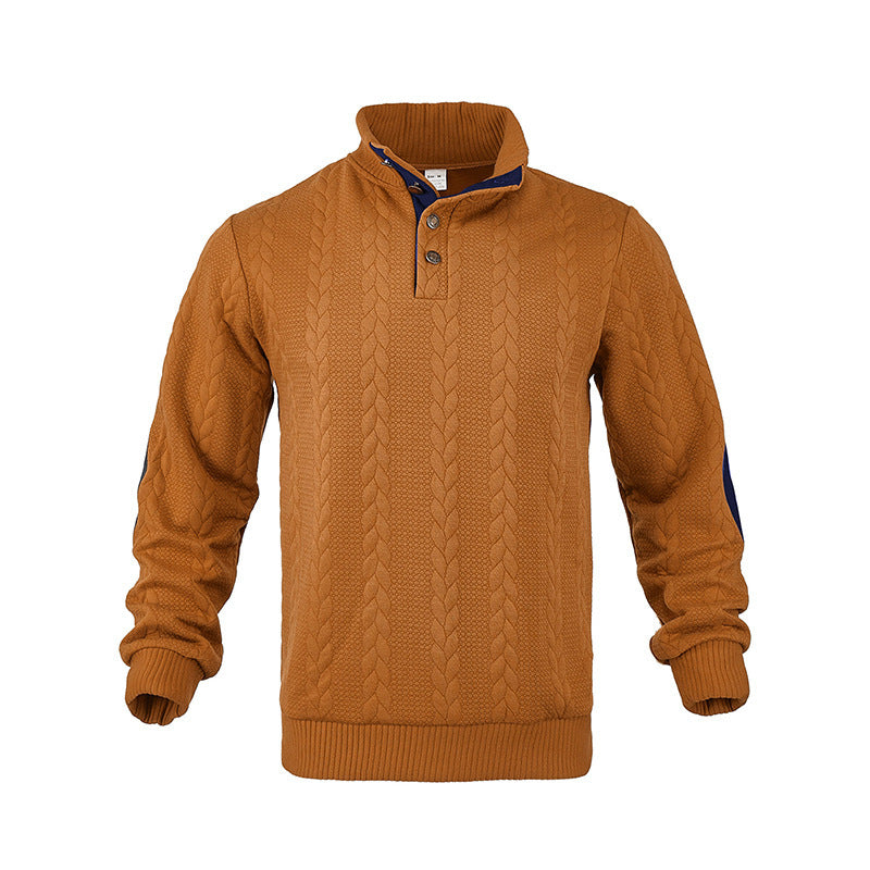 Men's knit pullover with contrast details Lisslune