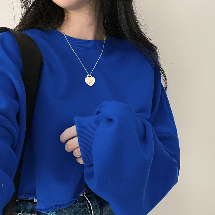 Women's Cropped Sweatshirt Lisslune