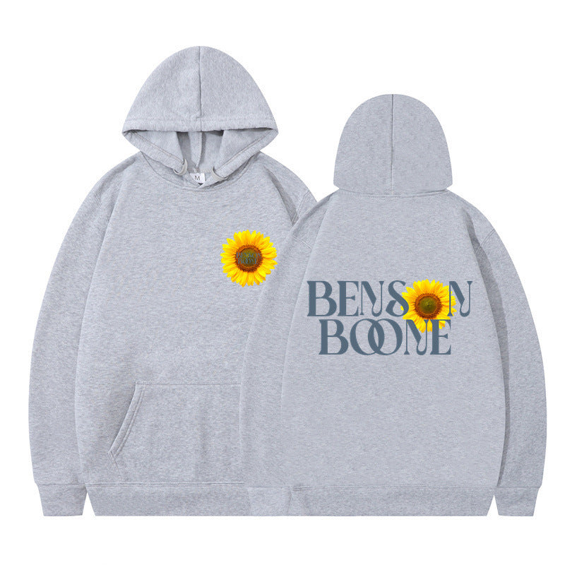 Women's hoodie with unique sunflower design and comfortable fit Lisslune