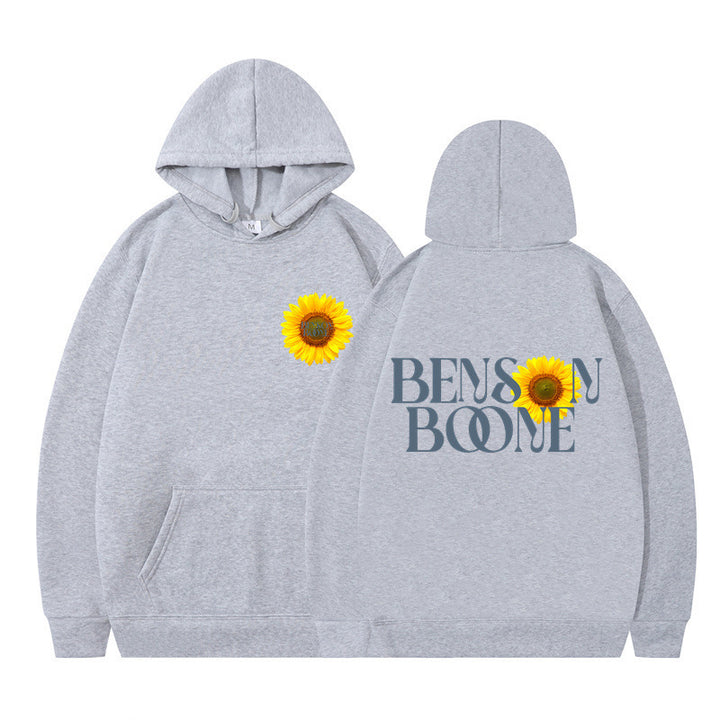 Women's hoodie with unique sunflower design and comfortable fit Lisslune