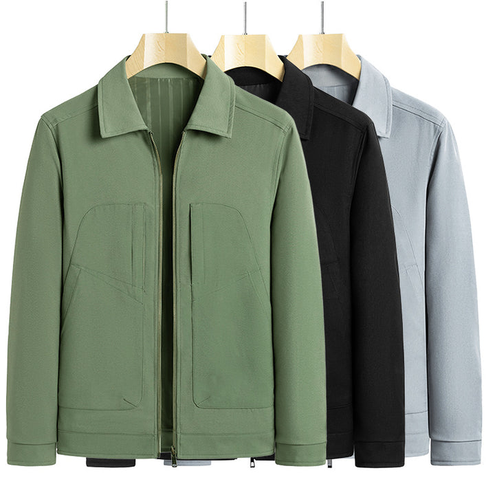 Men's casual leisure jacket with practical pockets Lisslune
