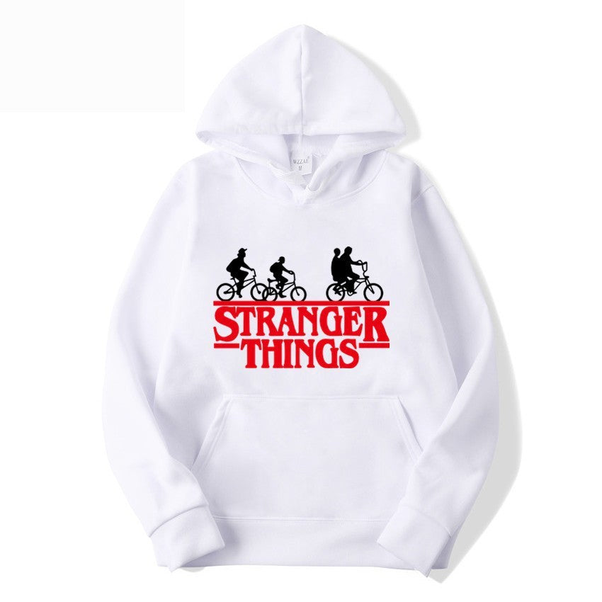 Women's hooded sweatshirt with creative Stranger Things design Lisslune