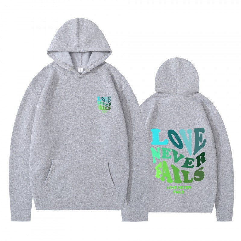 Women’s hoodie with inspiring lettering and casual fit Lisslune